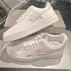 Zapatos de hombre color trigo AF1 Air Force One Putian puros originales, tenis blancos puros para mujer, zapatillas deportivas clásicas para pareja