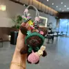 Estilo Coreano Nuevo Perro de Peluche de Pie Lindo Bolso Cruzado Suéter Llavero de Dibujos Animados Colgante de Muñeca Linda Venta al Por Mayor