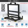 Chasis Abierto Personalizado para Escritorio Itx Refrigeración Líquida Matx Aleación de Aluminio Creativo Eatx Placa Grande Soporte Vertical Totalmente de Aluminio