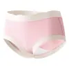 Ropa interior simple de modal estilo verano 2026 de cintura media para mujer, fina, sin marcas, algodón puro, entrepierna antibacteriana