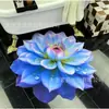 Popular Alfombrilla de Piso con Forma de Flor Estéreo 3D Alfombrilla de Piso Absorbente para Baño Recortable Barro de Diatomeas Alfombrilla Antideslizante para Baño