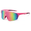 Gafas de Ciclismo Ligeras Sin Marco para Hombres y Mujeres, Campo de Visión Amplio, Anti-UV, Gafas a Prueba de Viento, Gafas Deportivas para Correr al Aire Libre
