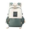 Mochila Escolar Natural de Cardume de Peixes Universitária Feminina Grande Capacidade Alunos do Ensino Fundamental Mochila Escolar Leve