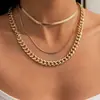Colar de Moda Transfronteiriço Multicamadas Empilhado com Estilo Versátil Ins Variedade de Correntes Opcionais Colar Vintage Exagerado