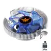 Radiador de CPU de luz colorida mudo 775AMD115X 1200 pinos ventilador de CPU de computador desktop 1366 1356