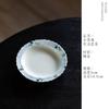 Soporte para ollas de cerámica con margarita pintada a mano, Bandeja seca de burbujas de porcelana de jade de alta gama, Exquisita bandeja para tazas de té, Bandeja de té