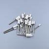 Muela Cabezal de Rectificado para Pulir Metal, Corindón Blanco Cilíndrico Cónico Taladro Neumático de Mano Recto Rectificadora Eléctrica Pequeña Vástago de 3 mm Punta Afilada