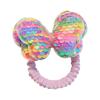 Elástico de Cabelo Borboleta de Paetês Anéis de Cabelo Intestino Delgado Infantil Não Machucam o Cabelo Acessórios de Cabelo Rabo de Cavalo Elástico de Cabelo Feminino Adorno de Cabeça