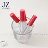 Jinze encomenda tubos redondos para gloss labial com tampas em formato de lábio, tubos plásticos vazios para materiais de embalagem de gloss labial