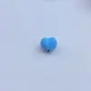 Turquesa Magnesita Coração de Pêssego Superfície Fosca Tamanho Pequeno Acessório de Artesanato Acessório para Pulseira DIY E13