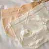 Ropa Interior Femenina Suave Cera Simple Dulce Eliminación de Ácaros Entrepierna Femenina Transpirable Cómoda Fina Suave Calzones Femeninos
