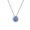 Collar Corto de Lujo Ligero Transfronterizo con Diamantes Simulados para Mujer, Versátil y que No se Desvanece, Cadena para Clavícula de Plata de Ley con Colgante de Aspecto de Alta Gama