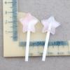 Amor Paleta Estrella de Cinco Puntas DIY Productos Hechos a Mano Dulce Resina Pegamento Crema Accesorios Material para Decoración de Carcasa de Teléfono Móvil