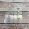 Gancho transparente anti-marcação Gancho de uma fileira Plugue de aço inoxidável Mop Wall Buckle Gancho Gancho de roupas