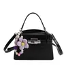 Bolsa Pequena de Mão com Padrão de Pedra para Mulheres, Nova Moda Primavera 2026 Bolsa Simples de Ombro Transversal, Bolsa Quadrada Pequena Estilosa
