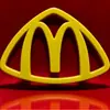 Pegatina de Coche Maybach de McDonald's Decoración Creativa Impresa en 3D Sorpresa para la Vida Diaria Imán para Nevera Pequeño Regalo