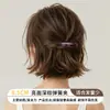 Presilha de cabelo retrô única, doce e legal, para mulheres, presilha simples de alto valor estilo francês para franja, acessório de cabelo de presilha para franja personalizado e estiloso