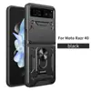 Adecuado para Moto Razr 50 Ventana Suave Empujar Ventana Cubierta Protectora Moto Razr 40 Ultra Plegable Funda para Teléfono Móvil