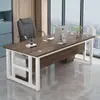 Escritorio de oficina, escritorio para computadora individual, escritorio de entrenamiento estilo minimalista, escritorio de oficina para jefe grueso y reforzado, escritorio para gerente, escritorio de estudio