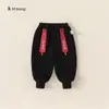 M Bienestar Sin Devoluciones Liquidación Actualizado Continuamente Pantalones Gruesos Forrados de Polar para Niños Niños y Niñas Otoño e Invierno Nuevos Pantalones Largos Holgados