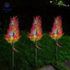 Luzes de Vime de Fibra Óptica LED, Luzes de Flores Simuladas, Luzes Decorativas de Jardim à Prova de Chuva para Exterior, Luzes de Solo para Revitalização Rural e Ambiente de Gramado