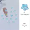 CL15 bolsa nueva de material para arte de uñas Mariposa Mágica Aurora luna k9 cuadrado gordo hielo de agua luna caja del tesoro decoraciones de uñas