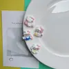 Dibujo Animado Linda Gatita Enfermera DIY Resina Hecho a Mano Pegamento de Crema Imán para Refrigerador Pasador Cuerda para el Cabello Parche Accesorios