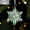Nuevas Decoraciones Navideñas Transfronterizas, Copos de Nieve de Acrílico Coloridos, Colgantes para Árbol de Navidad, Decoraciones de Boda, Decoraciones Navideñas Tridimensionales