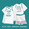 25 Uniformes Nuevos de Baloncesto para Niñas, Trajes Falsos de Dos Piezas de Manga Corta, Uniformes de Competencia Estudiantil para Clase, Uniformes de Baloncesto Transpirables de Secado Rápido para Verano