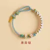 Pulseira de Lírio do Vale para Mulheres, Fio Vermelho, Fio Vermelho do Dia dos Namorados Chinês, Pulseira DIY, Produto Semi-Acabado, Pode Ser Usada com Contas da Sorte, Fio Dourado Feito à Mão
