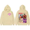 Rapper Mora Mirrosis Álbum 2025 Tour Sudadera con Gráfico Nuevo Unisex Retro Hip-Hop Pulóver