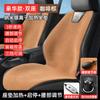 Cojín calefactor para coche de iones de plata nano, cojín de asiento de felpa modificado con calefacción eléctrica para invierno, 12 V/24 V