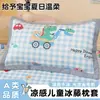 Funda de almohada infantil de seda de hielo de dibujos animados clase A individual 30X50 Verano 2026 Nuevo modelo Refrigerante Funda para núcleo de almohada de seda de hielo