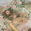Nuevo Exquisito Encaje Organza Bordado Floral 3D Adorno para Ropa Accesorios Hecho a Mano DIY Ropa Cuello Hanfu
