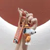 Chaveiro Grande de Desenho Animado do Snoopy Pingente de Bolsa Boneco Charlie Enfeite de Carro Pequeno Presente de Fliperama Venda por Atacado