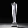 Troféu de cristal decoração criativa troféu de cinco estrelas excelente equipe Música Reunião Anual competição lembrança fazendo artesanato
