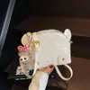 Bolsa Quadrada Pequena Portátil Simples de Alta Qualidade Transfronteiriça para Uso Diário de Mulheres 2025 Nova Moda Versátil Design de Nicho Bolsa Transversal