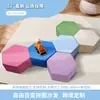 Sofá Hexagonal Blando de Esponja Comprimida Modular para Niños Sofá Creativo Irregular Combinación Etiquetado de una Pieza Transfronterizo