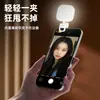 Mini Luz de Preenchimento Portátil para Transmissão ao Vivo, Clareamento Facial, Fotografia de Alimentos, Luz de Bolso Multifuncional com Espelho e Clipe