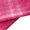 Tela de lana a cuadros rosa fluorescente, material para ropa de colores brillantes, cálida y cómoda, de alto gramaje, adecuada para abrigos de otoño e invierno
