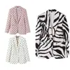 Comercio Exterior Ropa de Mujer 2026 Primavera y Otoño Moda Europea y Americana Versátil Casual Diseño sin Botones de Lunares Blazer para Mujer B129812