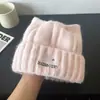 Gorro de Punto de Lana Estilo Coreano Cálido con Orejas de Gato Otoño Invierno Protección para los Oídos al Aire Libre para Mujer Versátil con Forro de Forro Polar Hace que la Cara Parezca Más Pequeña