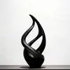 Novo produto transfronteiriço: Decoração de Arte Fluxo Eterno, Curvas Fluidas, Design Elegante, Ornamento de Mesa de Fundo para Casa