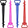 Fabricantes de Zhejiang atacado guarda-sol de praia multicolorido suporte para guarda-sol espiral plástico inserção de guarda-sol mini guarda-sol de praia portátil inserção