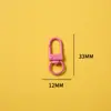 Chaveiro Fivela de Porta Giratória em Forma de U Pingente de Boneca Acessório DIY Liga de Zinco 33mm Pequena Fivela de Porta