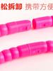 Aro de Hula Hoop Infantil Desmontável Suprimentos Esportivos para Adultos Equipamento de Fitness Plástico Ginástica Aro de Hula Hoop Atacado