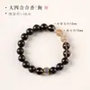 Cuentas de Fragancia del Patrimonio Cultural Inmaterial Serie de Cristales del Zodiaco Pulsera de Cuentas Budistas para Mujer, Artesanía Antigua, Accesorios Culturales de Estilo Chino Tradicional al por Mayor
