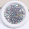 Novas Contas de Gelo Rachado Tricolores de 10mm Contas de Vidro Feitas à Mão Contas Soltas Acessórios para Pulseira de Joias DIY Material para Colar