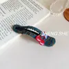 Pinza para el pelo de dibujos animados linda retro con pelo roto Pasador Femenina 2025 Nuevo Elegante Linda Pinza para Flequillo Lateral Pinza BB