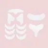 Set de 16 Parches de Silicona para Belleza, Eliminar Arrugas de la Frente, Parche para Ojos, Parche Triangular, Parche para el Pecho en Forma de T, Parche para Surcos Nasogenianos, Mejillas y Barbilla